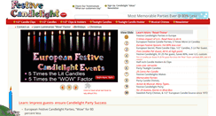 Desktop Screenshot of festivecandlelight.com